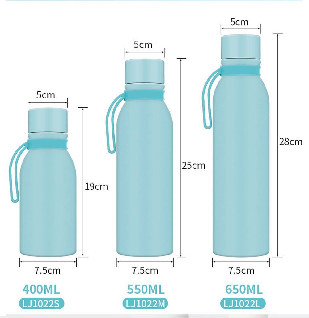 550ml Deep UV Sterilizing Thermos Purified Drinking Water Sterilization Rate 99.9% USB Charging Home Office - Pink