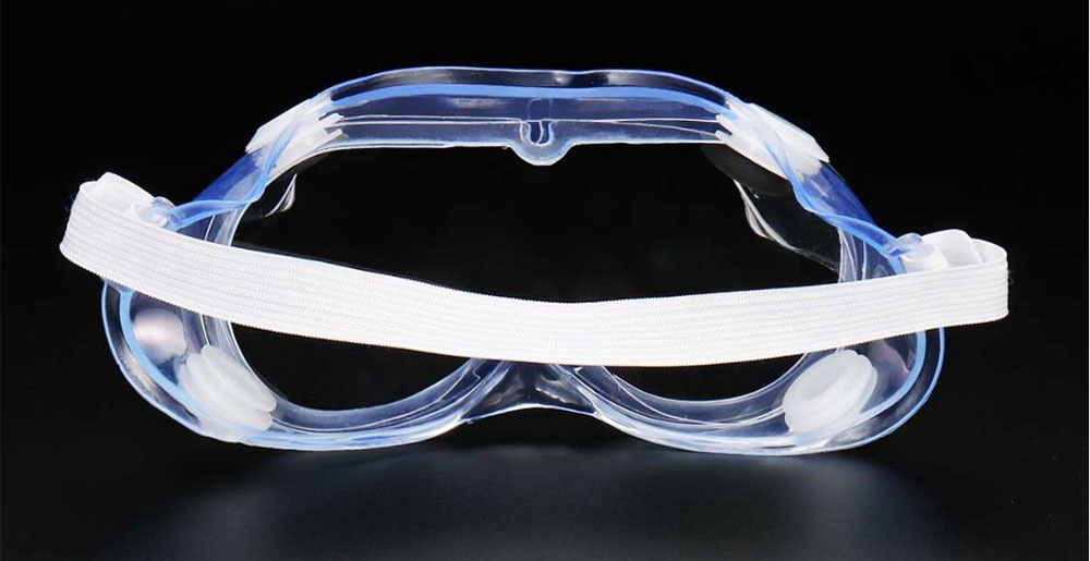 Medical-surgical Safety Goggle With Vents Adjustable Dustproof Sandproof Anti-Virus Splash Protective Glasses - Transparent
