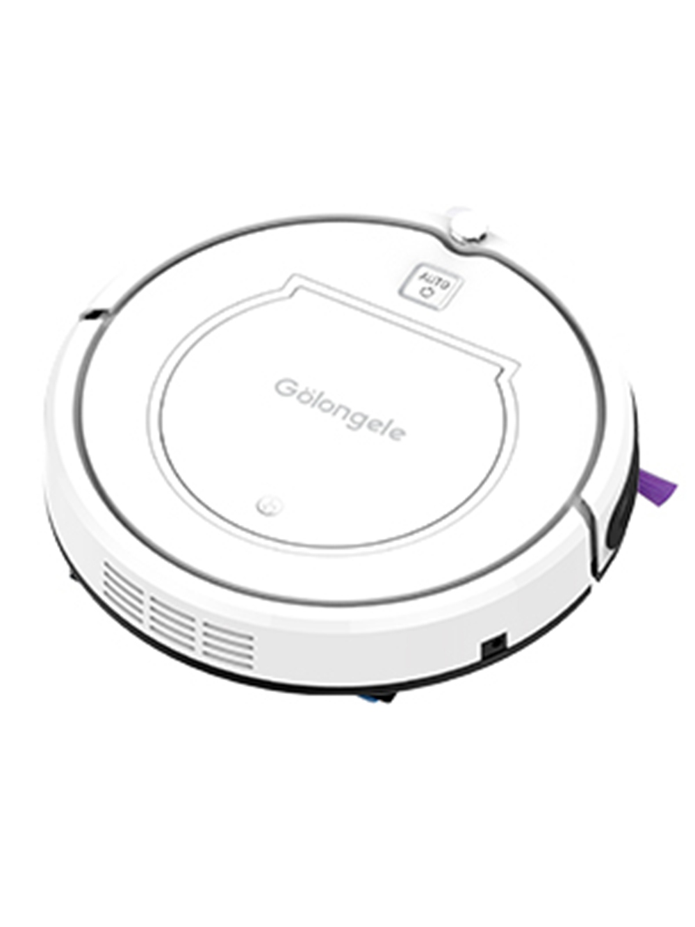 Goloele KK320A1N Sweeping Robot Vacuum Cleaner 900Pa Suction Four Cleaning Modes 330ml Dust Box Anti-fall Denser Working Time 90 Minutes - White
