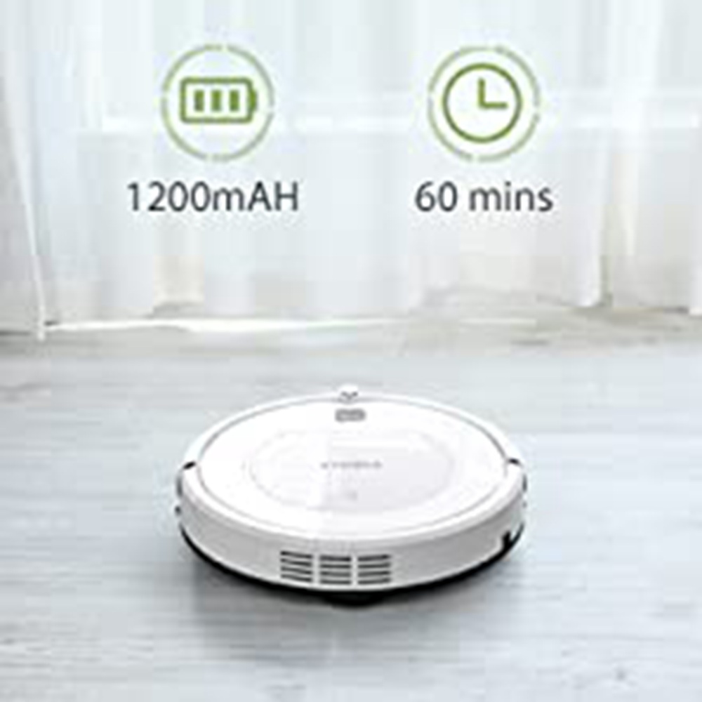 Goloele KK320A1N Sweeping Robot Vacuum Cleaner 900Pa Suction Four Cleaning Modes 330ml Dust Box Anti-fall Denser Working Time 90 Minutes - White
