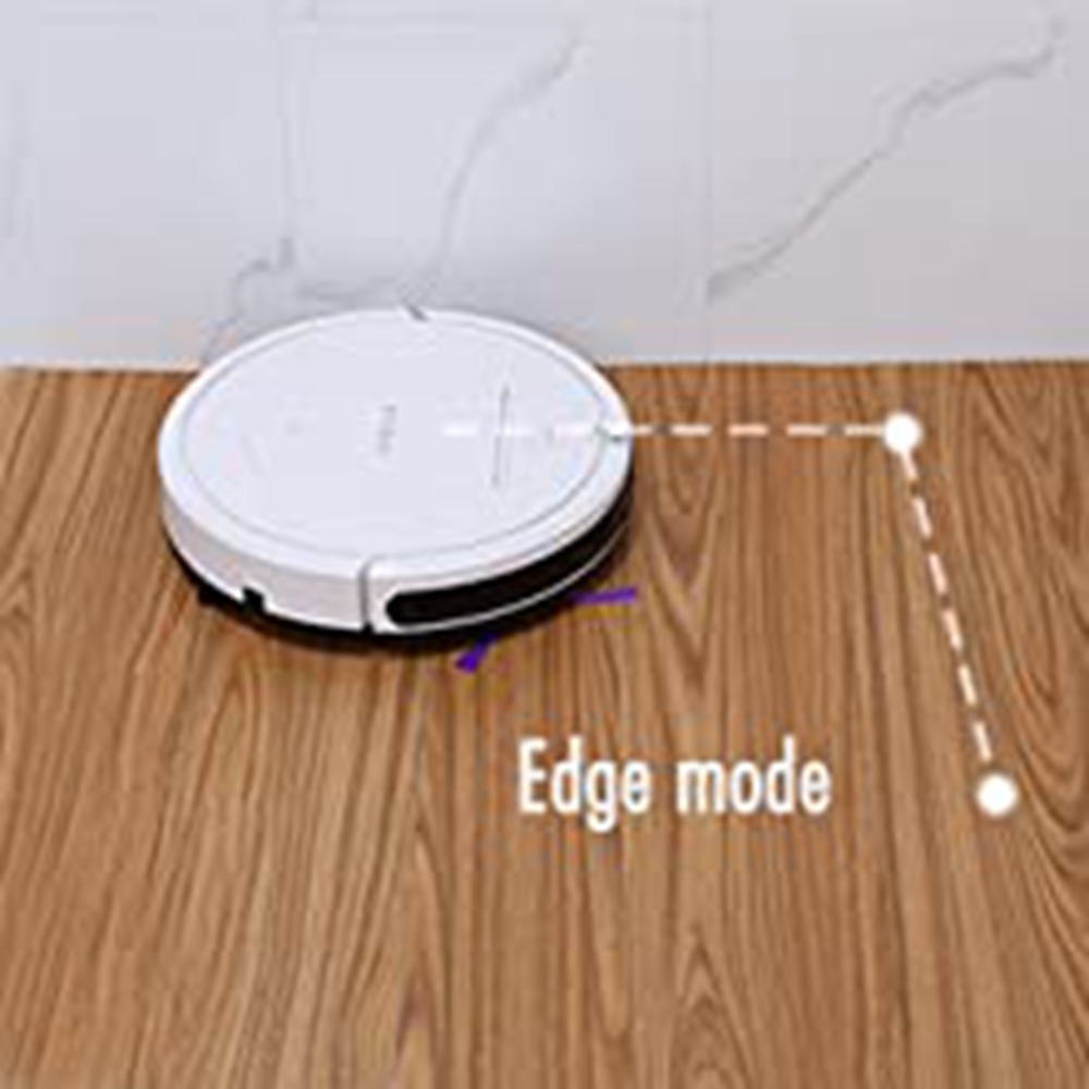 Goloele KK320A1N Sweeping Robot Vacuum Cleaner 900Pa Suction Four Cleaning Modes 330ml Dust Box Anti-fall Denser Working Time 90 Minutes - White