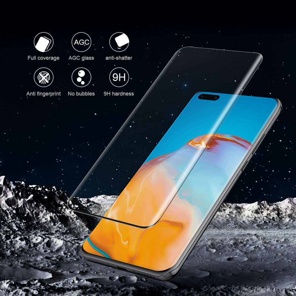 Bigben Protettore Schermo 3D Per Huawei P40 Pro - Vetro Temperato Con Durezza 9H