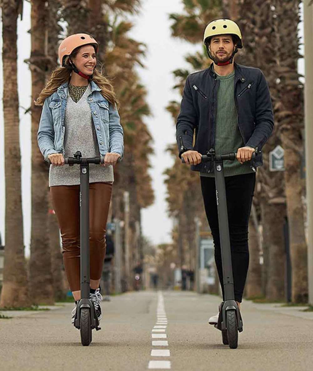 Ninebot E22 Folding Electric Scooter 300W Brushless Motor LED Display Max 20KM/H 9 Inch Vacuum Anti-puncture Tire Three Riding Mode - Black