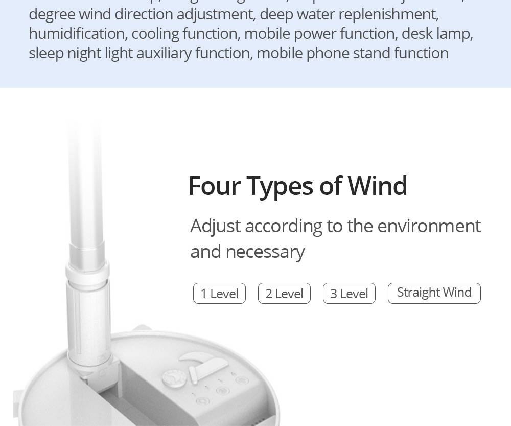 Portable Multifunction Folding Replenishment Fan Four Modes Long Battery Life - Pink