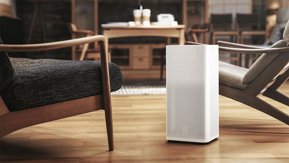 Xiaomi Mijia Air Purifier 2H HEPA Triple-layer Filter Formaldehyde Removal Real-time AQI Monitoring Google Assistant Amazon Alexa Voice Control Home Office International Version - White