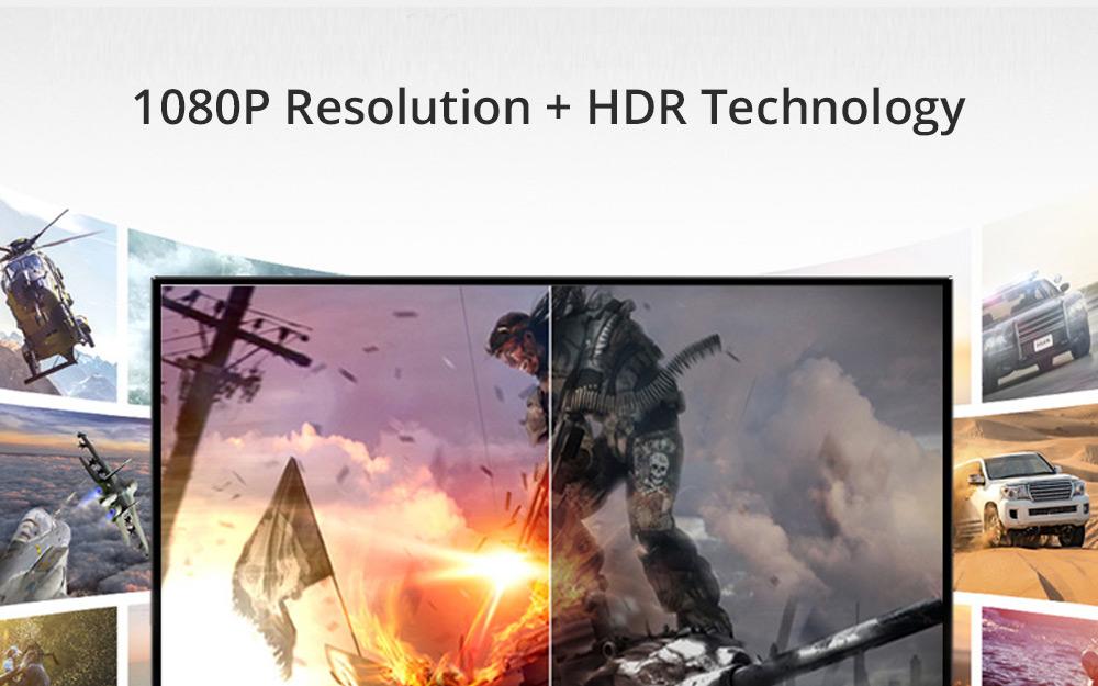 Sculptor MF156LR 15.6" 1080P FHD IPS OSD Touch Menu Portable Monitor 45% NTSC HDR Dual Type-C+Mini HDMI Gaming Display Screen For Smartphones Digital Cameras Tablets Laptops Game Consoles - Black
