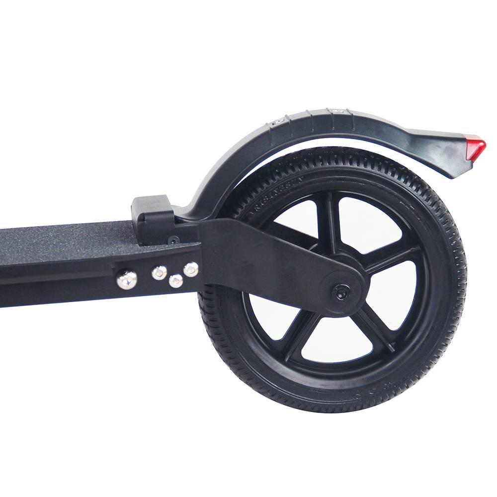 SCOOWAY GX-02S Folding Electric Scooter 6.5 Inch Solid Tire 350W Motor Max 25km/h Up To 25km Range Adjustable Height Dual Brake - Black