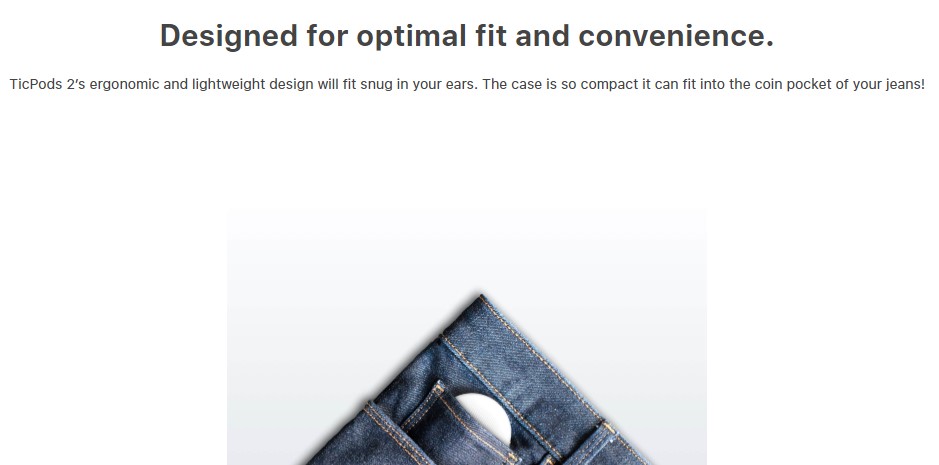 TicPods 2 Pro AI Qualcomm QCC5121 Earbuds ENC Posture Control Quick- Command Dual Mic aptX/AAC/SBC - Blue