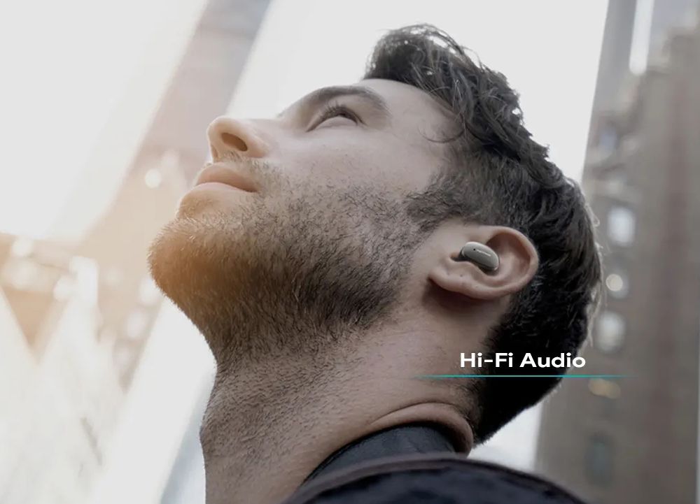 Aipower Wearbuds Qualcomm aptX Bluetooth 5.0 TWS Earbuds Fitness Graphene-Augmented Drivers Tracking Sleep Monitor 12H Playtime Noise Isolation IPX6