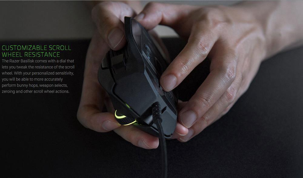 razer basilisk scroll wheel resistance