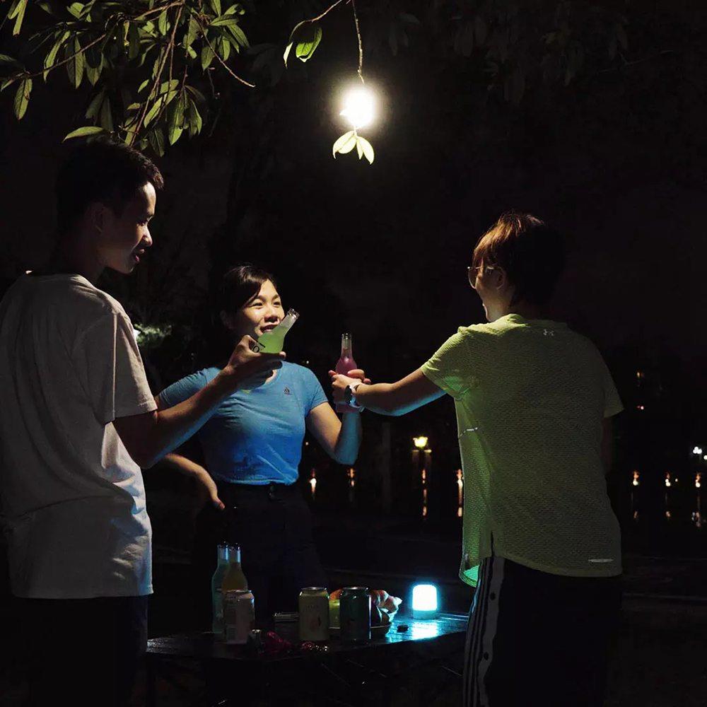 NEXTOOL Portable Multi-function Light 600 Lumens Multicolor Light Source 5000 mAh Lithium Battery 168 Hours Battery Life Hangable For Camping / Hiking / Party / Emergency From Xiaomi Youpin - White