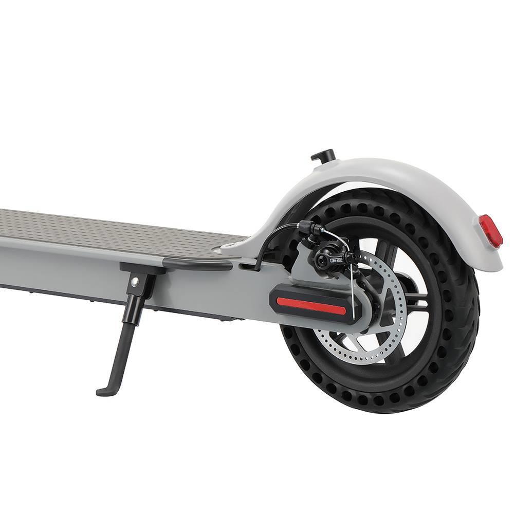 E4 Folding Electric Scooter 8.5 Inch Honeycomb Tire 250W Motor Max 25km/h Up To 25km Range Dual Disc Brake LED Display - Grey