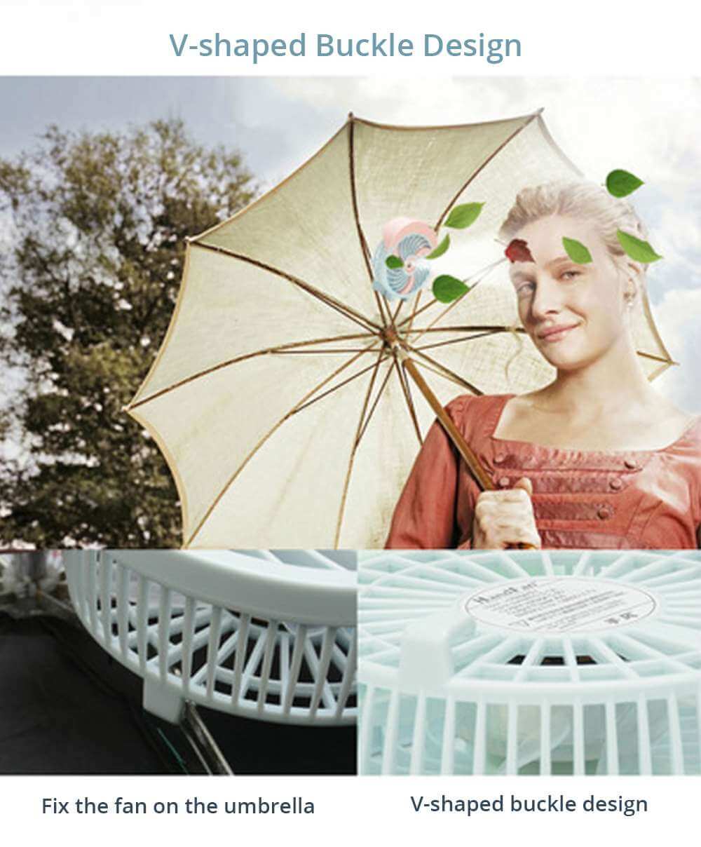 HandFan Portable Multi-function Handheld Folding Fan Cool Down Humidify USB Charging 4000mAh Battery 3 Wind Speeds For Summer Shopping Travel Hiking Camping - Black