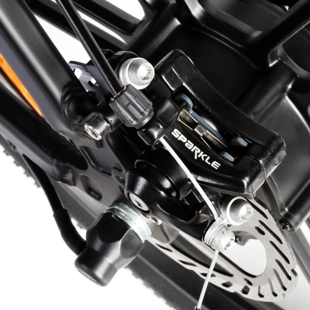 NAKTO GYL018 Ranger Electric Bicycle 350W Motor 26*4.0 Wide Tires Max Speed 25km/h Dual Disc Brake LCD Meter