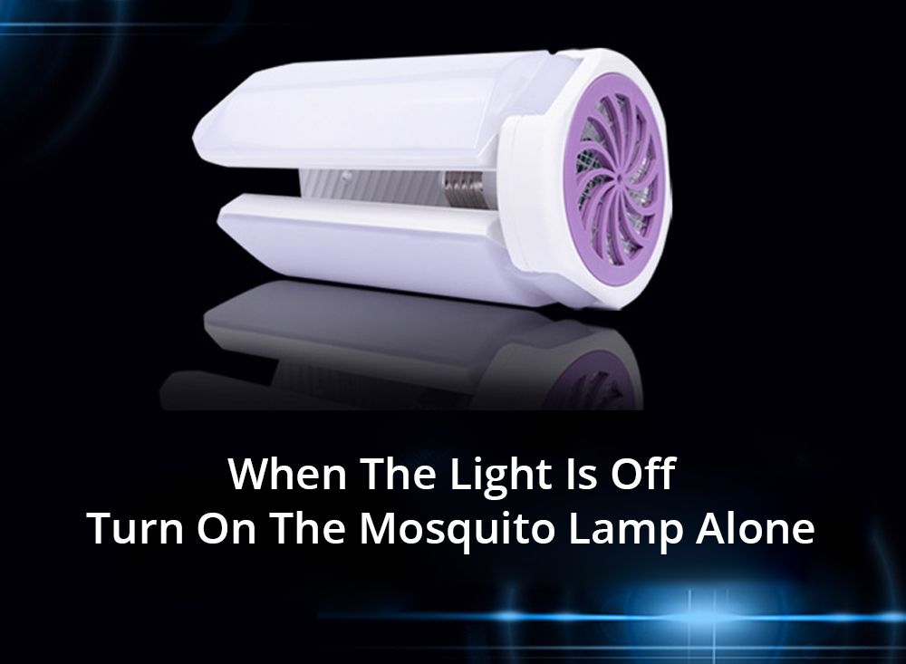 45W Multifunctional LED Folding Mosquito Killer Lamp White