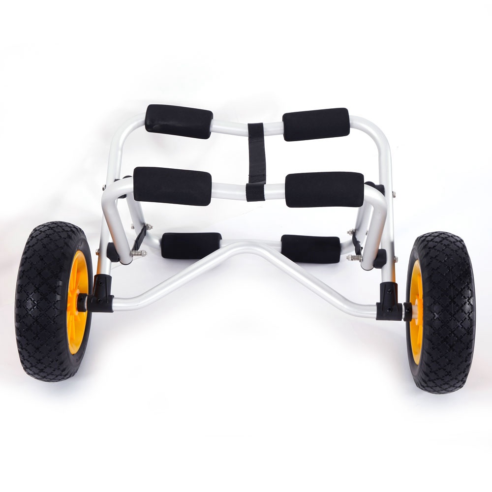 1.5mm Aluminum Alloy Trailer For Kayaking Canoe - Silver