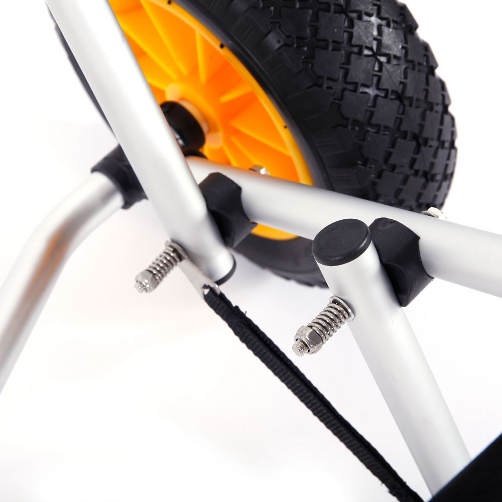 1.5mm Aluminum Alloy Trailer For Kayaking Canoe - Silver