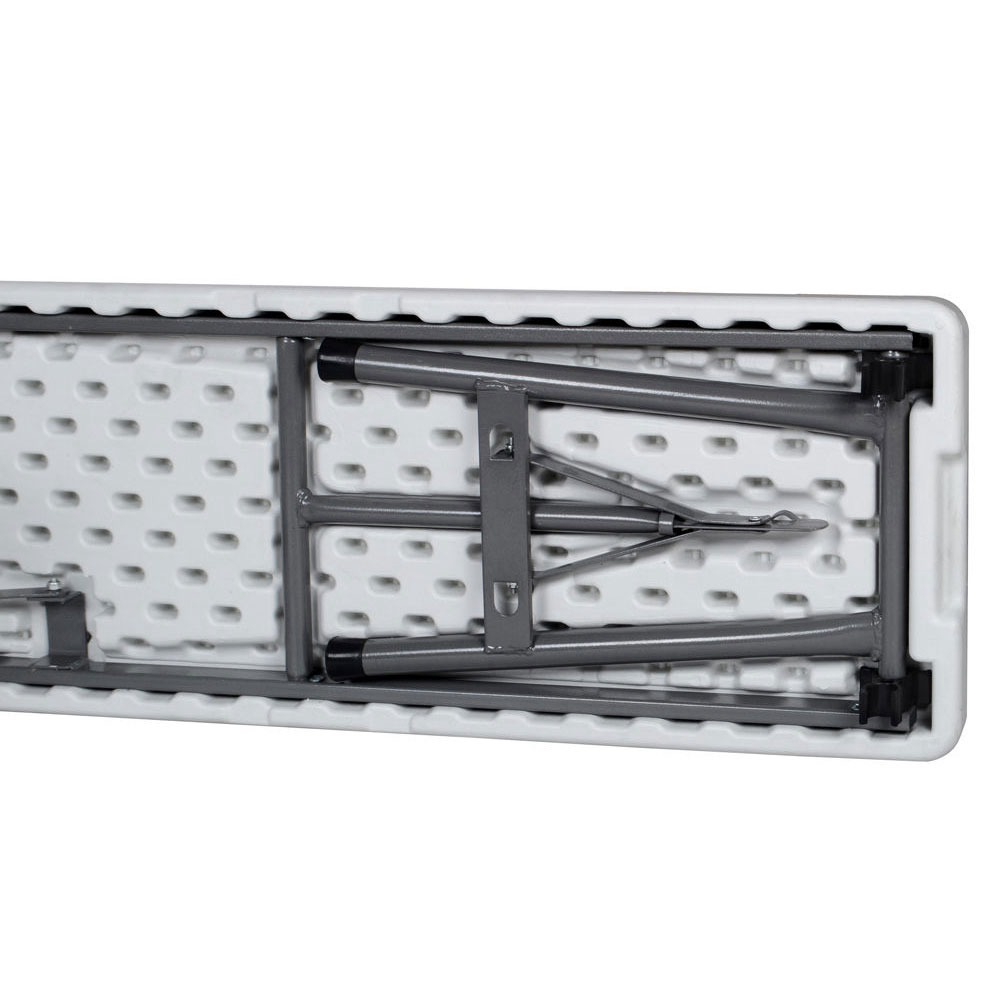 BXD183 6 Inch Outdoor Portable Folding Plastic Stool Waterproof For Picnic / Party / Camping - White