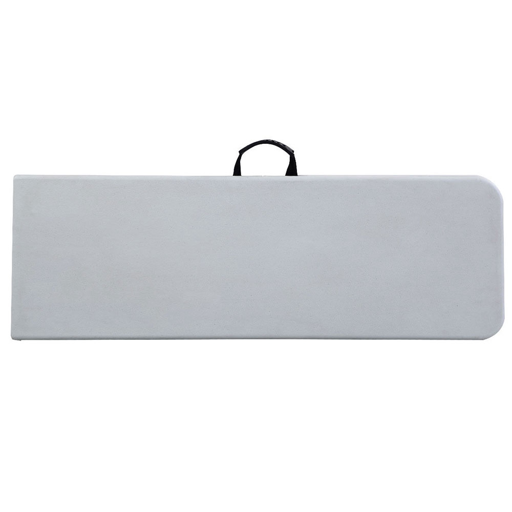 BXD183 6 Inch Outdoor Portable Folding Plastic Stool Waterproof For Picnic / Party / Camping - White