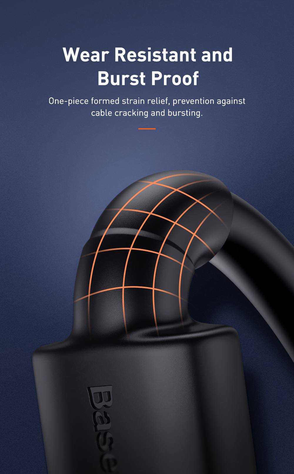 Baseus Cafule 1m Audio Video Conversion Cable 4K 60Hz Resolution HDMI2.0 Signal Transmission - Black