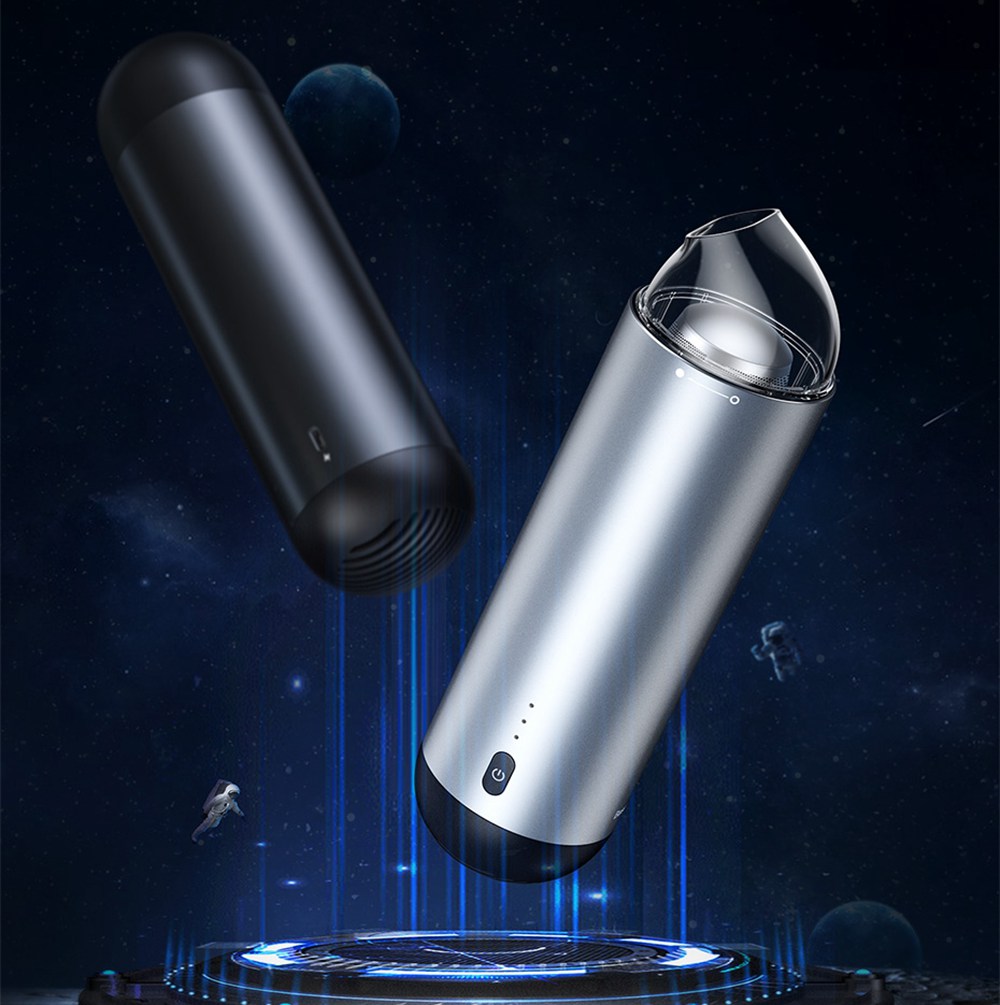 Baseus Portable Wireless Handheld Vacuum Cleaner 4000Pa Suction 2000mAh Battery For Car Home Computer Cleaning - Black