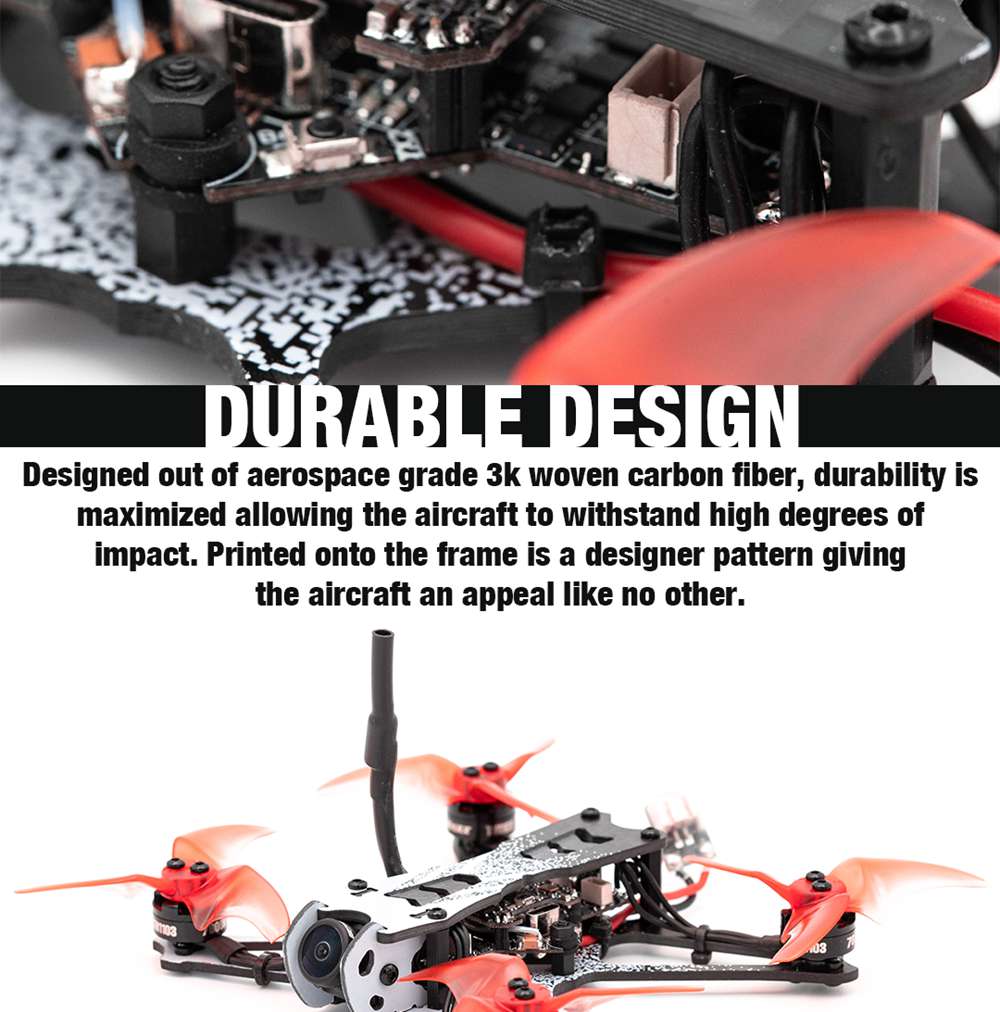 EMAX Tinyhawk II Freestyle 2.5 Inch FPV Racing Drone BNF Frsky D8 F4 FC 5A ESC 1103 Motor Runcam Nano 2 Camera 200mW VTX