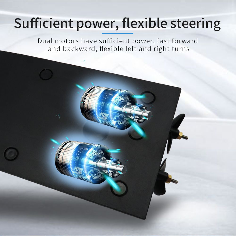 Flytec V302 2.4G 4CH Electric RC Boat Simulation Shark RTR