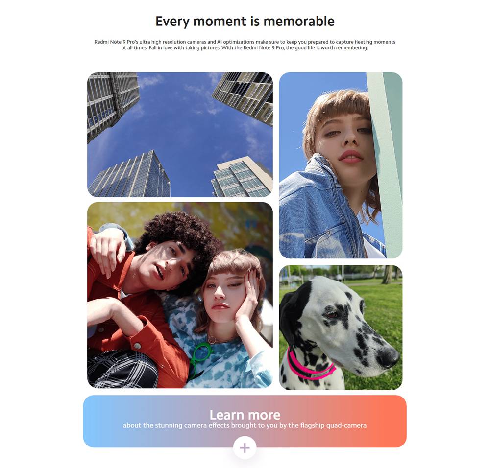 Xiaomi Redmi Note 9 Pro Global Version 6.67" DotDisplay 4G LTE Smartphone Qualcomm Snapdragon 720G 6GB RAM 128GB ROM Android 10.0 Quad Rear Camera 5020mAh Battery 30W Fast Charging Dual SIM Dual Standby - Glacier White