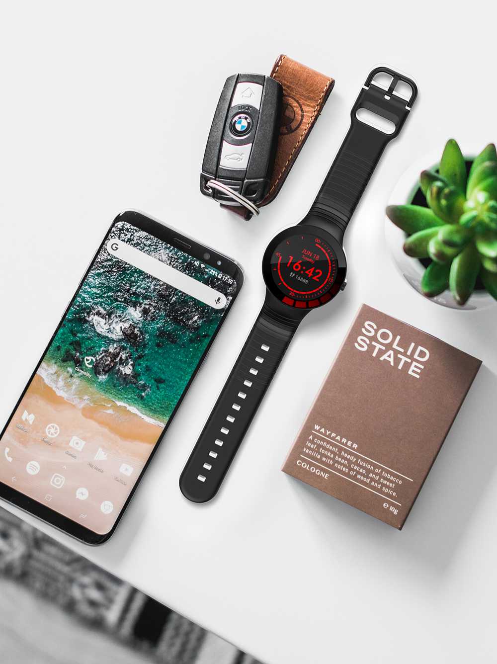 Makibes E3 Smart Watch 1.28 Inch IPS Screen IP67 Heart Rate Blood Pressure Monitor TPU Strap - Black