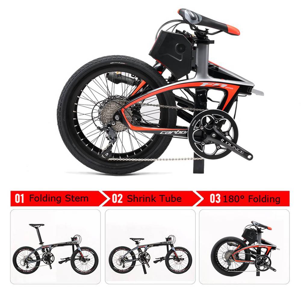 SAVA E8 Folding Electric Bicycle 20 Inch 200W Motor Max Speed 25km / h Up To 70km Range SHIMANO Transmission Removable 313Wh Samsung Lithium Battery IP67 Waterproof Multi-function Display - Black