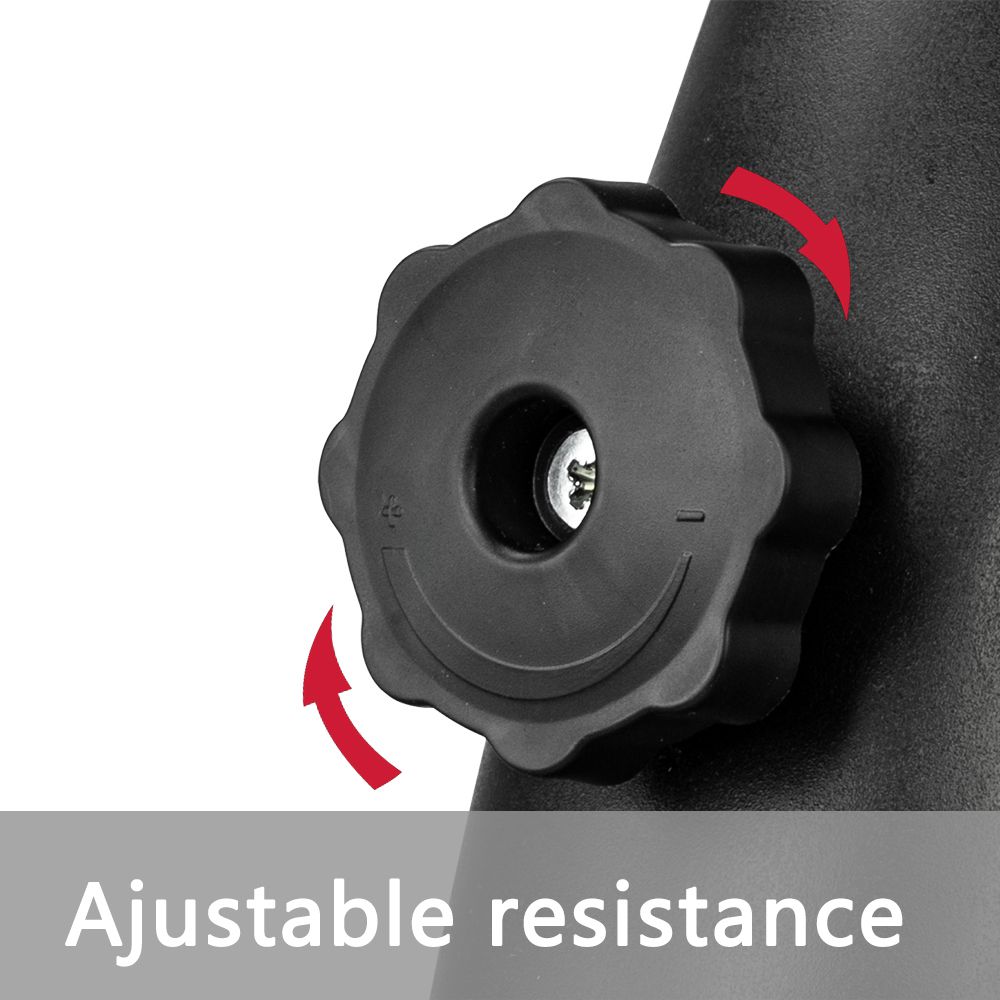 W002K Portable Mini Exercise Bike Hand And foot Trainer Smart Display Home Exercise Fat Loss - Black