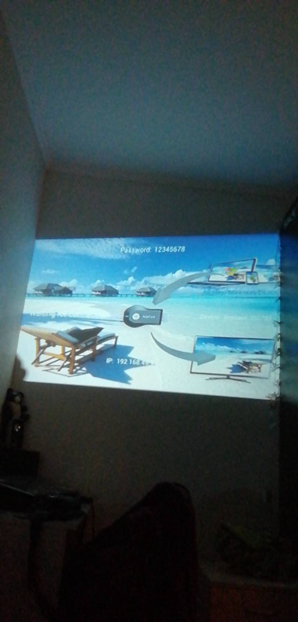 YG220 Mini Pocket Projector 480*320P Supports 1080P HDMI AV SD USB Compatible with Fire TV Stick/PS4/USB/HDMI/SD/AV