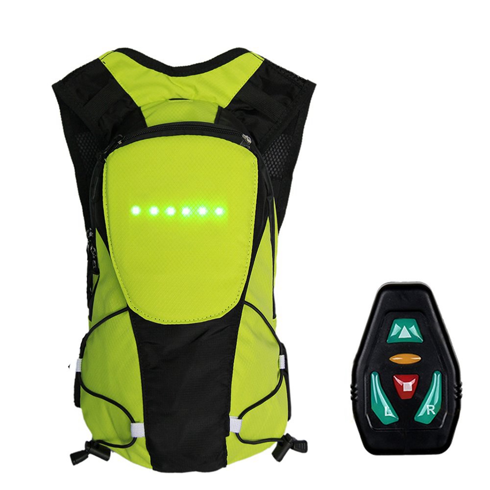 YKBB-B0503 5L Backpack Wireless Remote Control With LED Signal Indicator For Outdoor Riding Climbing Hiking - Green