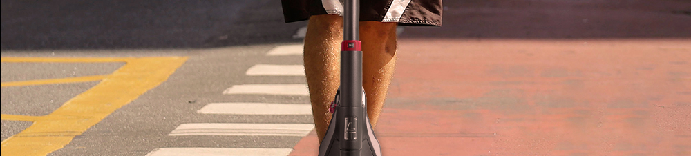 KUGOO G-Max Electric Scooter 10 Inch Pneumatic Tire 500W Brushless Motor Max Speed 35km/h Up To 32km Rang 10.4AH Battery - Black