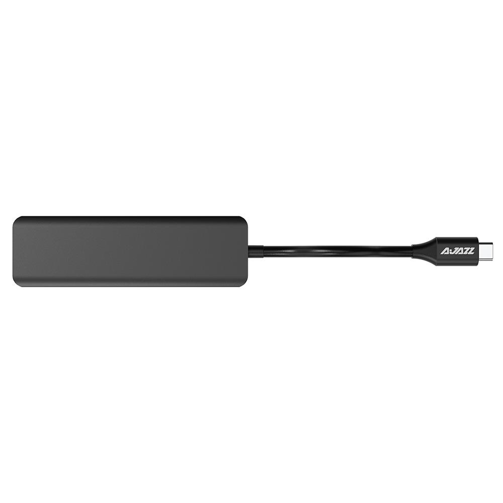 Ajazz AT101 4-in-1 Type-C To 4 x USB 3.0 HUB Adapter Support OTG For Windows 10 Google Chrome OS Smartphone Tablet Laptop - Black