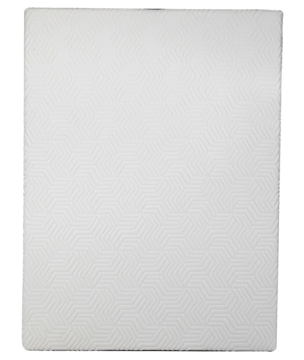 10 Inch 2-layer Silica Gel Memory Foam Mattress Ventilation Cool Comfortable With 2 Large Pillows - White