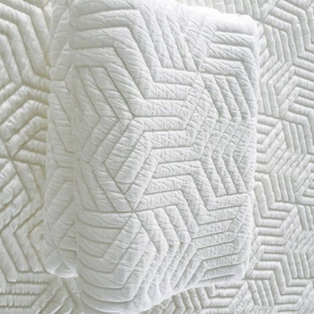 10 Inch 2-layer Silica Gel Memory Foam Mattress Ventilation Cool Comfortable With 2 Large Pillows - White