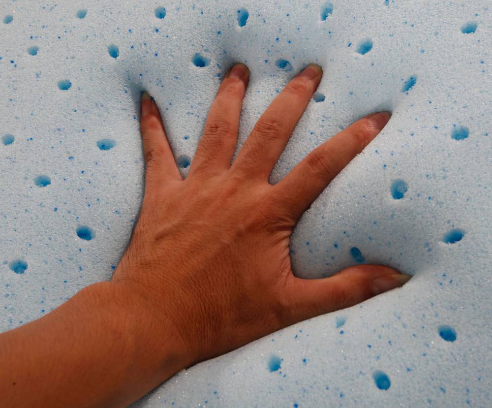 10 Inch 2-layer Silica Gel Memory Foam Mattress Ventilation Cool Comfortable With 2 Large Pillows - White