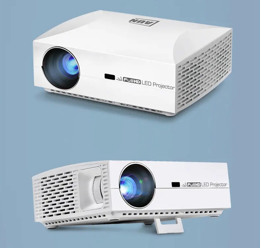 AUN F30 Native 1080P LED Projector 6500 Lumens 3D Home Theater 5.8 Inch LCD Supports 4K SPDIF HDMI USB 2*10W Speakers