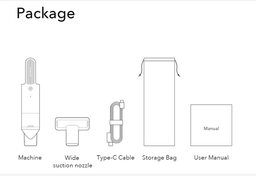 Cleanfly FV2 Portable Cordless Handheld Vacuum Cleaner 120W Brushless Digital Motor 16800Pa Suction Mite Removal Rate 99.9% One-click Dusting 3 x 2000 mAh Battery 25min Runtime For Sofa / Car Seat / Pet Hair From Xiaomi Youpin - White