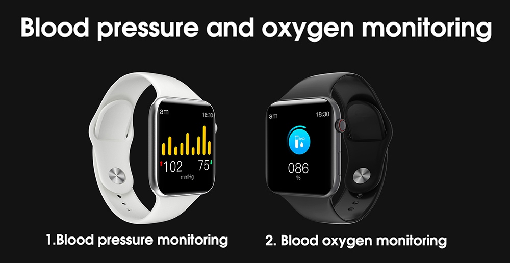 ELEPHONE W6 Smart Watch 1.54 Inch Screen Bluetooth 5.0 Heart Rate Monitor Smartwatch