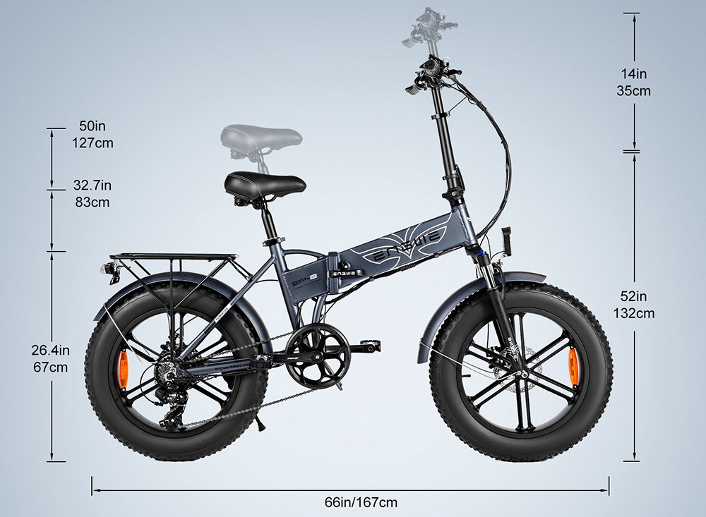 ENGWE Electric Bike CST 20"*4.0" Mopped E-Bike