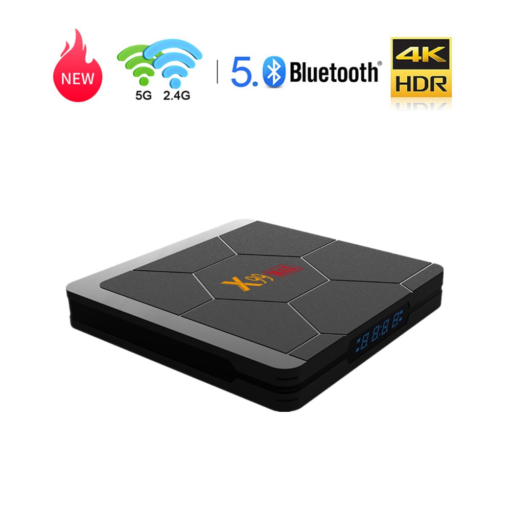 X99 MAX-922 Amlogic S922X 4G DDR4 RAM 128G eMMC 4K Android TV BOX 2.4G+5G WIFI Bluetooth 5.0 Gigabit LAN Optical USB3.0