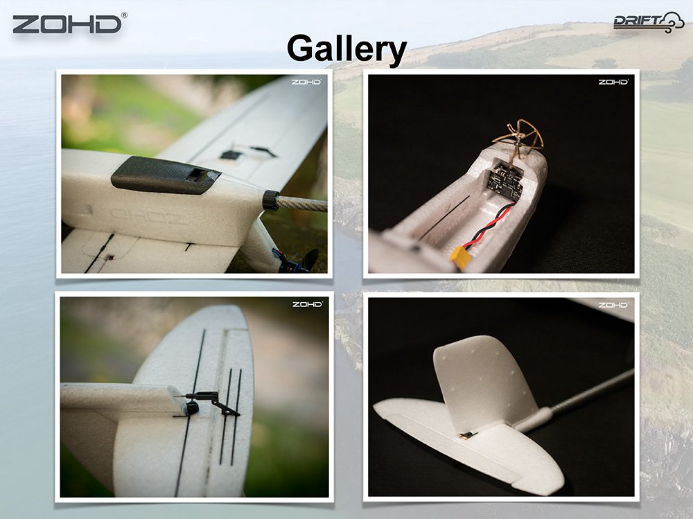 ZOHD Drift 877mm Wingspan RC Airplane FPV Glider AIO EPP - PNP Version