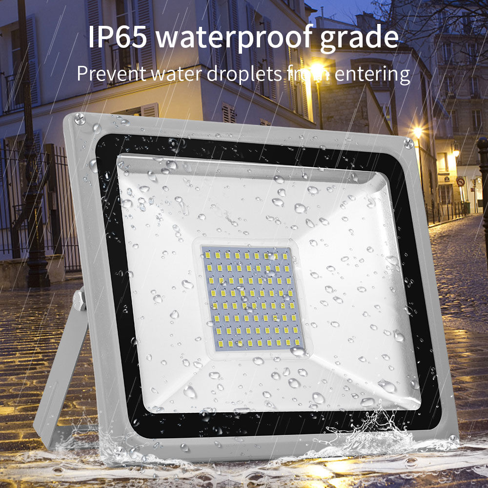 30W 2400 Lumens Outdoor LED Spotlight IP65 Waterproof With Sensor Dust-proof Shockproof Explosion-proof For Truck Jeep Tractor Boat - Cool White