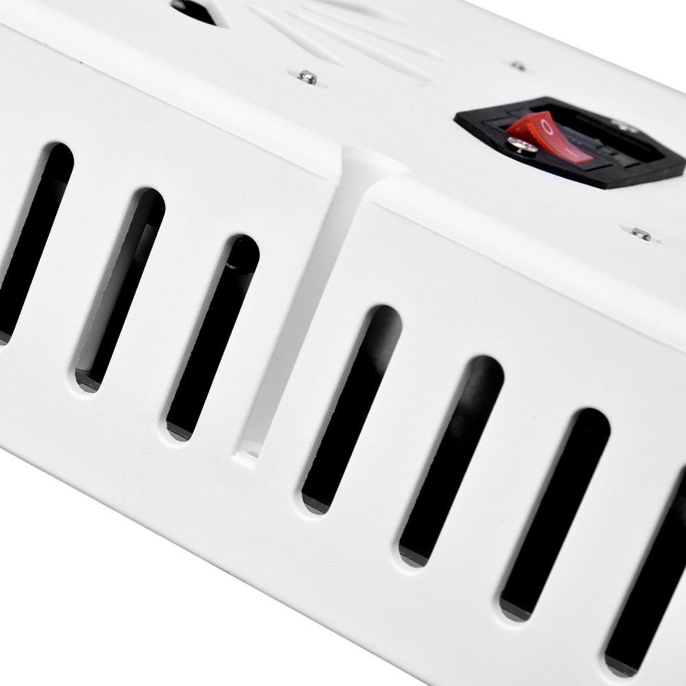 1500W Full Spectrum Plant Light  LED Grow Light with Ultra-quiet Dual Fan for Garden - White