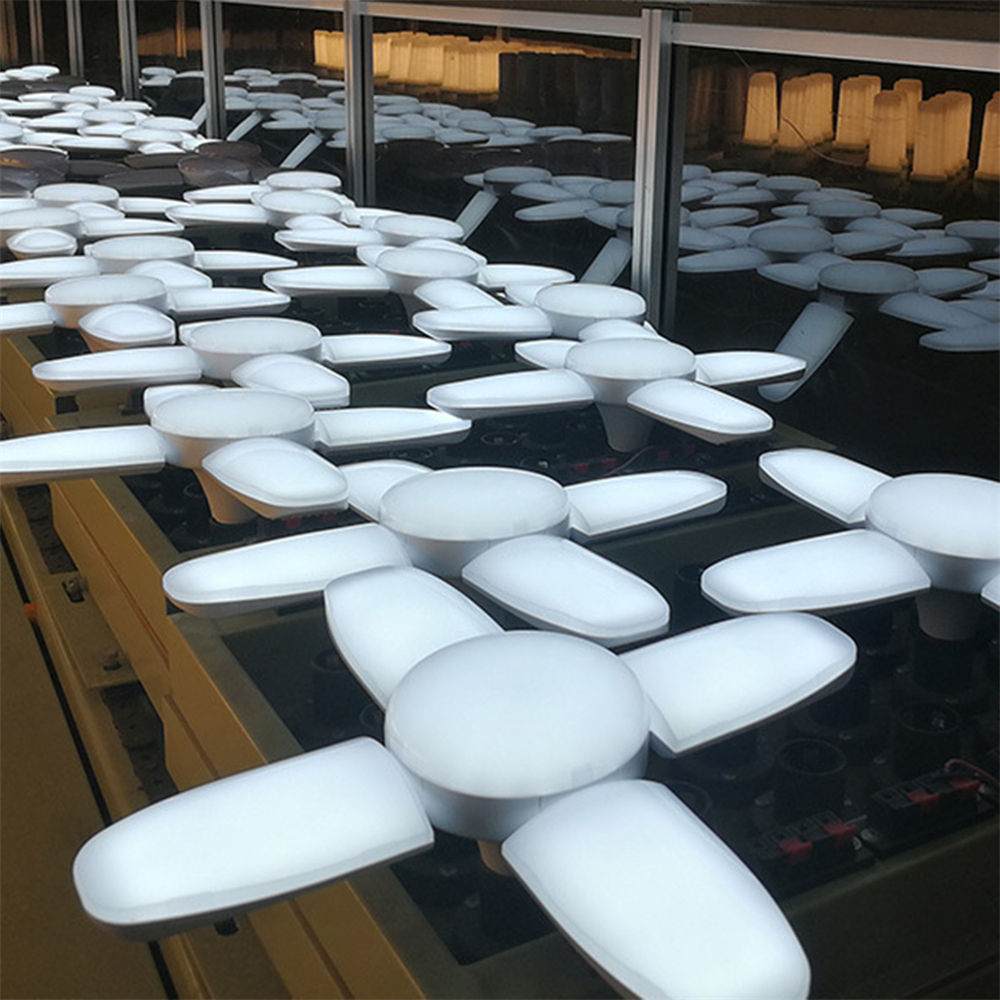 220V 60W 6000 Lumens High Shed Adjustable Deformable LED Ceiling Light - White