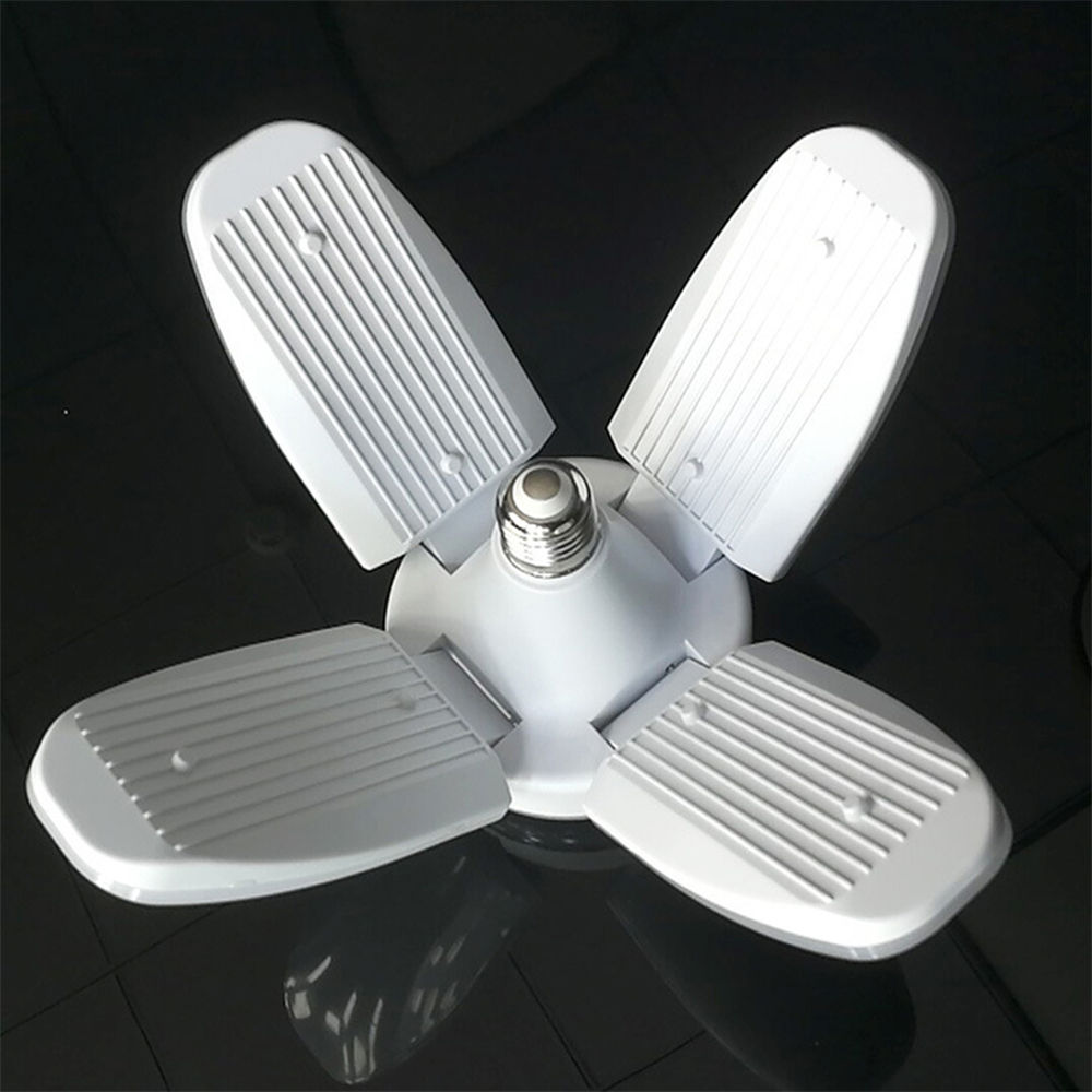 220V 60W 6000 Lumens High Shed Adjustable Deformable LED Ceiling Light - White