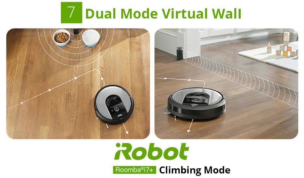 iRobot Roomba i7+ (7550) Robot Vacuum With Automatic Dirt Disposal-Empties Itself Wi-Fi Connected Smart Mapping Works With Alexa Ideal for Pet Hair Carpets Hard Floors - Silver