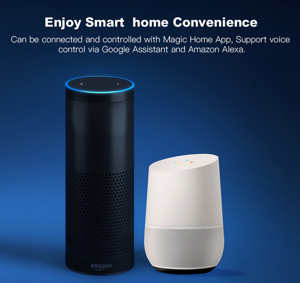 OFFDARKS Smart LED Ceiling Light WIFI Voice Control RGB Dimming APP Control Living Room Bedroom Kitchen Ceiling Lamp - White